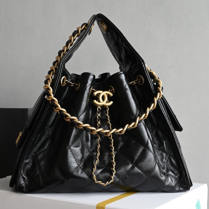 Ch*el top handle bags